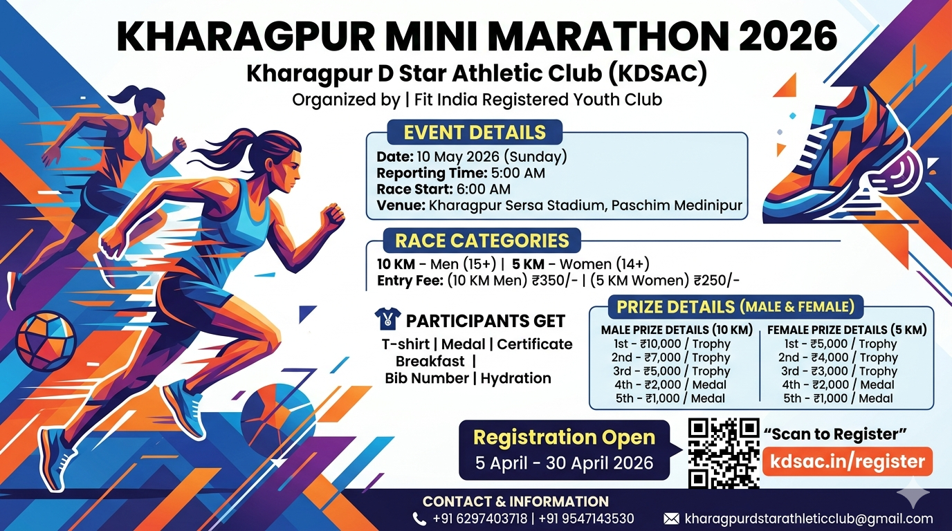 Register for the Kharagpur Mini Marathon 2026